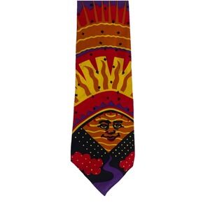 Vintage 1991 The Beatles Good Day Sunshine Silk Necktie Apple Corps Mens Tie
